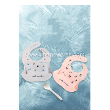 Customized Eco-Friendly Soft Silicon Bibs for Baby